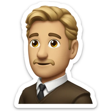 hansome yougman sticker