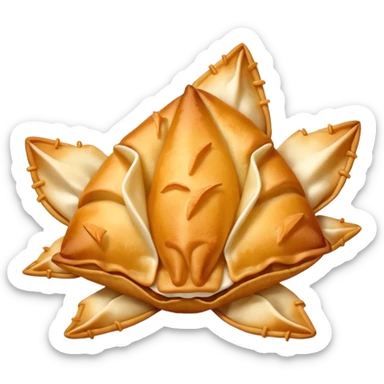 crab rangoon sticker