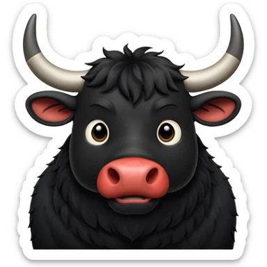 Ferdinand (black) from the Ferdinand disney movie sticker