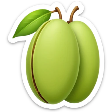 Green pistachio color iPhone 16 pro sticker