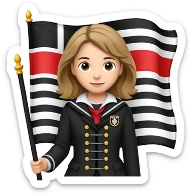 Emoji hermine du drapeau breton. Ne modifie par le design, je veux juste l'hermine en noir. Je te parle du petit symbole, livre le moi en style graphique  sticker