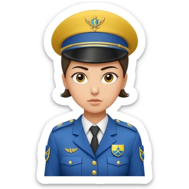 Ukrainian intelligante agency warrior sticker