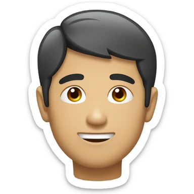 chico asiatico con ojos muy rasgados sticker