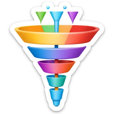 dm funnel sticker