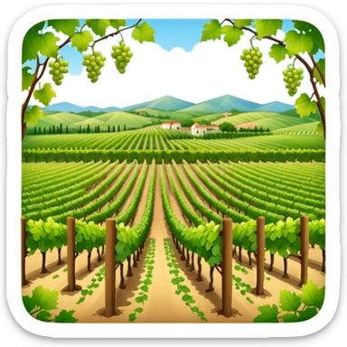 wine field sticker