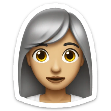 Faça a figurinha de uma revirada de olho sticker