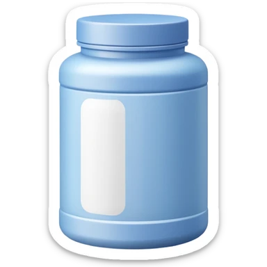creatine supplement bottle sticker