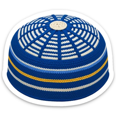 a jewish kippah sticker
