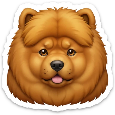 Chow chow dog sticker