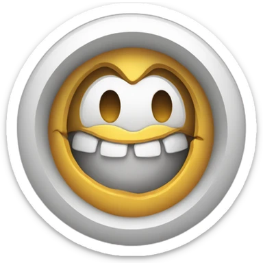 un coeur dans un trou sticker