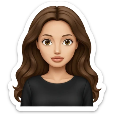 Angelina Jolie up to the waist sticker