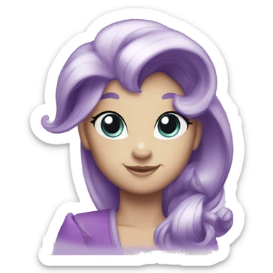 Rarity from my little pony sticker