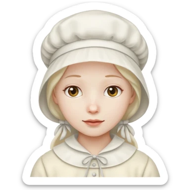 Witheret bonie sticker