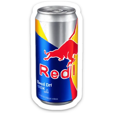 Energy drink redbull sticker