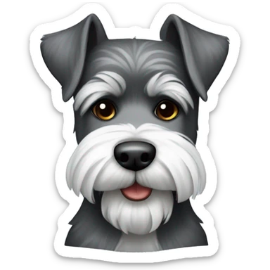 Salt n paper Zwergschnauzer sticker