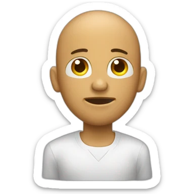 Emoji qui se mord les lèvres sticker