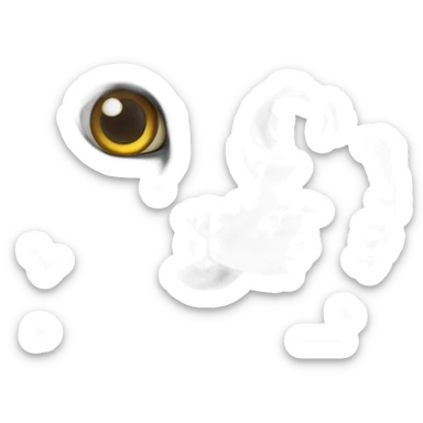 A cat with hypnotic eyes sticker