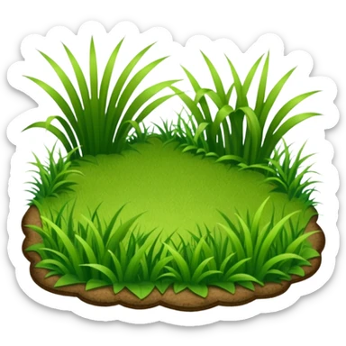 Grass, felt texture, scrapbooking sticker