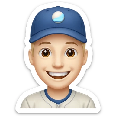 👌😁🧢 Combine these emojis and you get just the head without the body. sticker