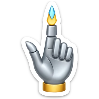 Finger pincher sticker