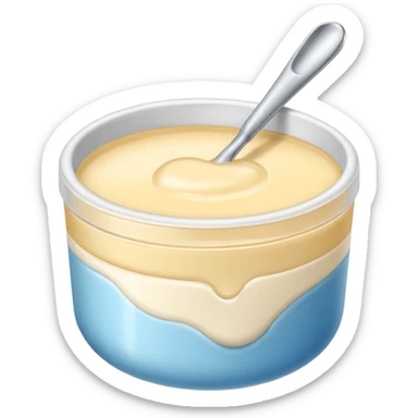 cream medicine sticker