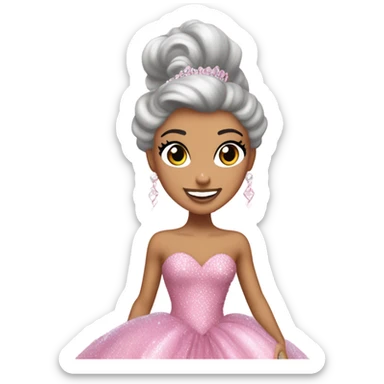 Ariana grand as galinda in wicked sticker