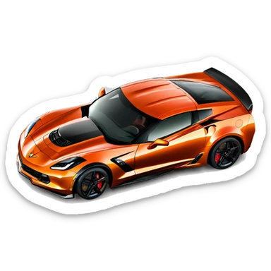 Corvette z06 c6 sticker