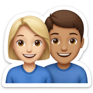 Kpop group Enhypen members, all of 7. All of them happy and smiling sticker