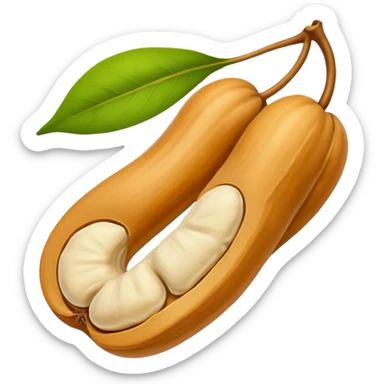 Make single simple Cashew dryfruit without leave  sticker