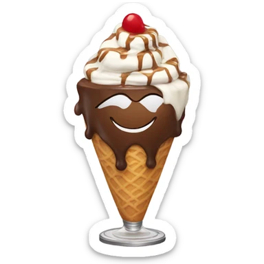 Toffee sundae sticker