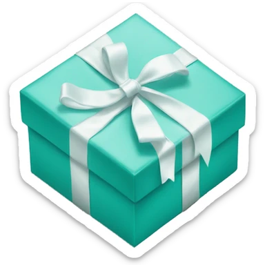 Tiffany & Co. gift box sticker
