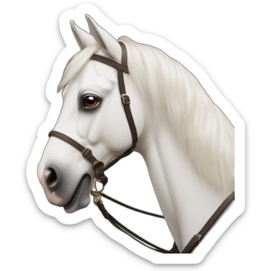 Cavalier sur son Cheval en pleins seaut sticker