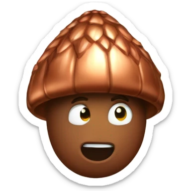 copper Acorn sticker