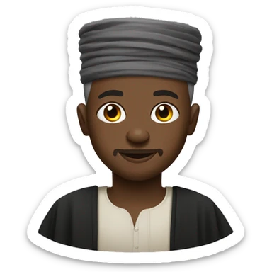 Hausa  man sticker
