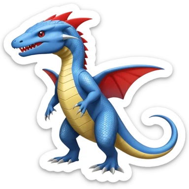 Latios-Gabite-Croconaw-Salandit-Helioptile-fusion (full body) sticker