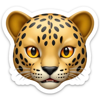 emoji jaguar sticker