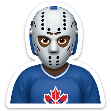 kanye west ice hockey mask sticker