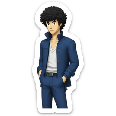 spike spiegel sticker