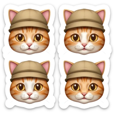 can you create a cat with funny hats sticker