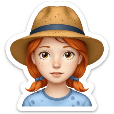 Stikers of a girl which hat 15 years old sticker