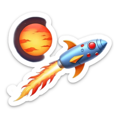 meteor similar to comet without a face transparent sticker
