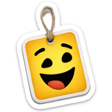 price tag with FOMO yet surprise emoji in it sticker