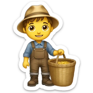 enfant travailleur sticker