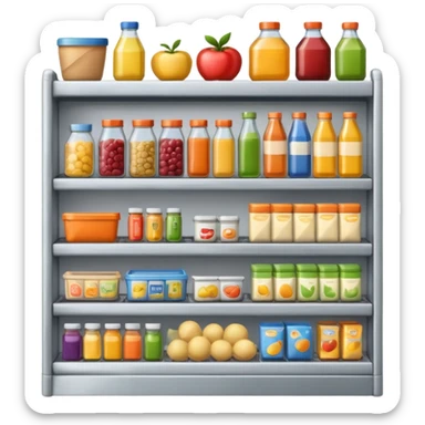 Grocery shelf automation sticker
