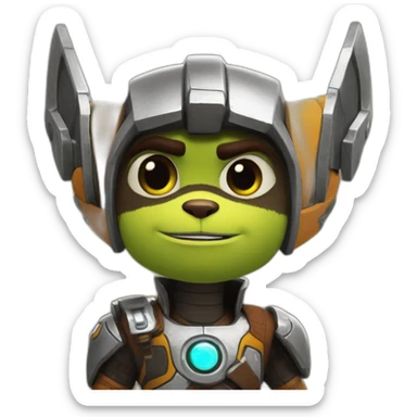 “Ratchet and clank” sticker