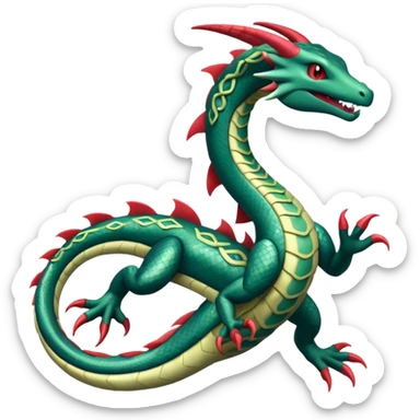 Zygarde-Salamence-Rayquaza-Seviper-Salazzle-fusion sticker