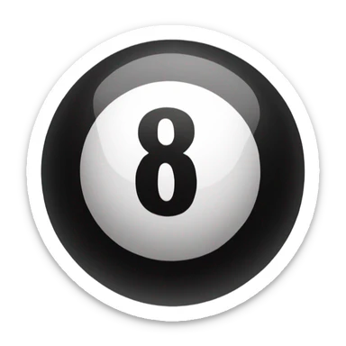 8 ball sticker