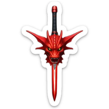 crazy-funny-cyberpunk-red-dragon-head-star-wars-laser-sword-red sticker