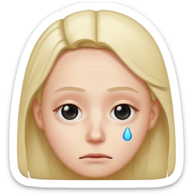 Low battery human sticker