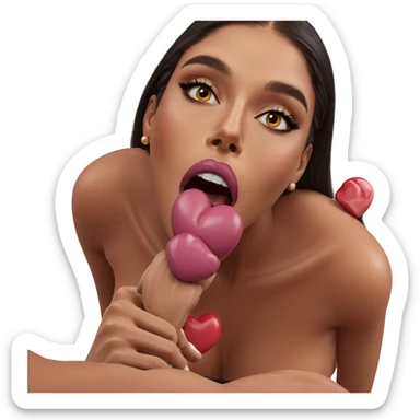 intimate moment between lovers sticker